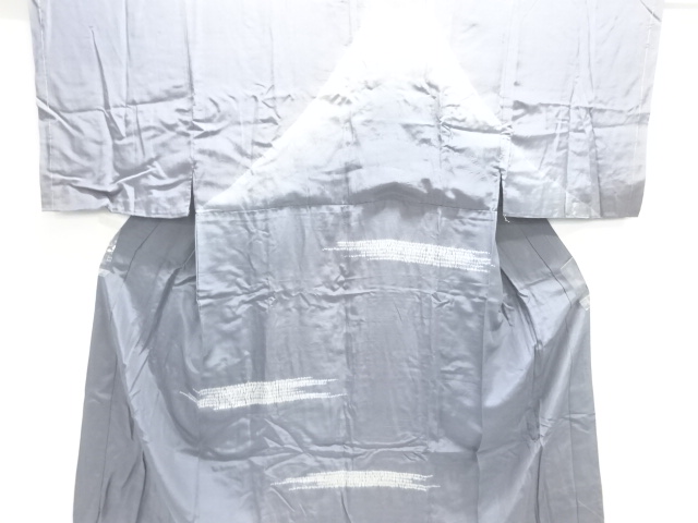 JAPANESE KIMONO / ANTIQUE MENS JUBAN / SILK / SHIBORI / MT. FUJI